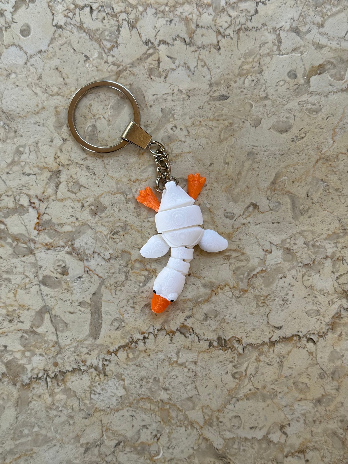 Articulated Flexy Goose Keychain