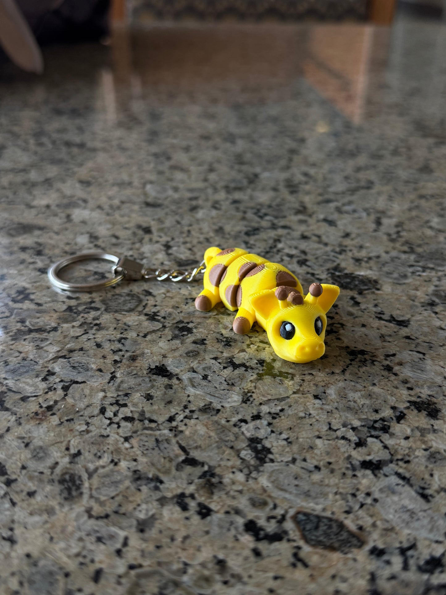 Flexi Cute Giraffe Keychain