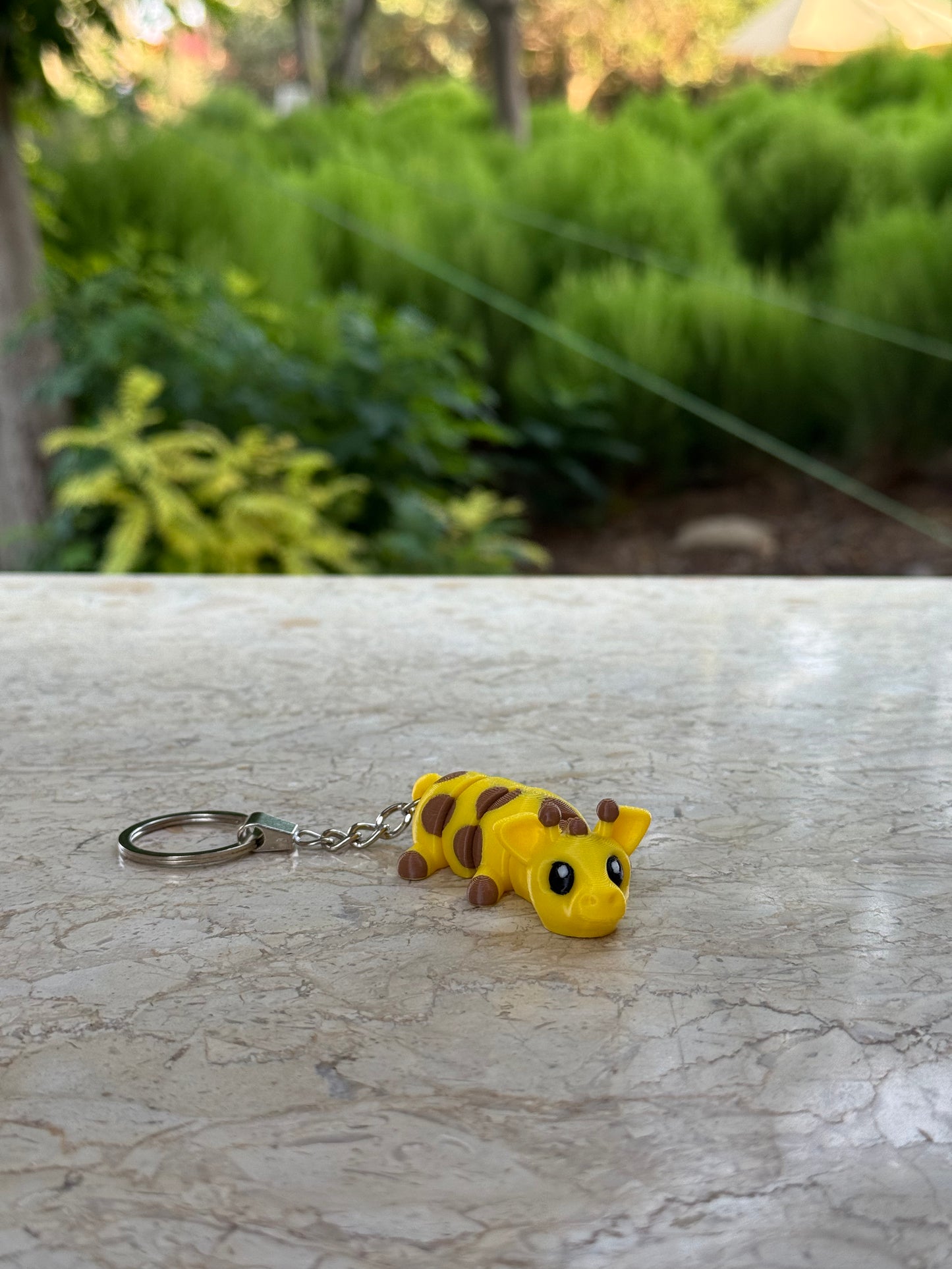 Flexi Cute Giraffe Keychain