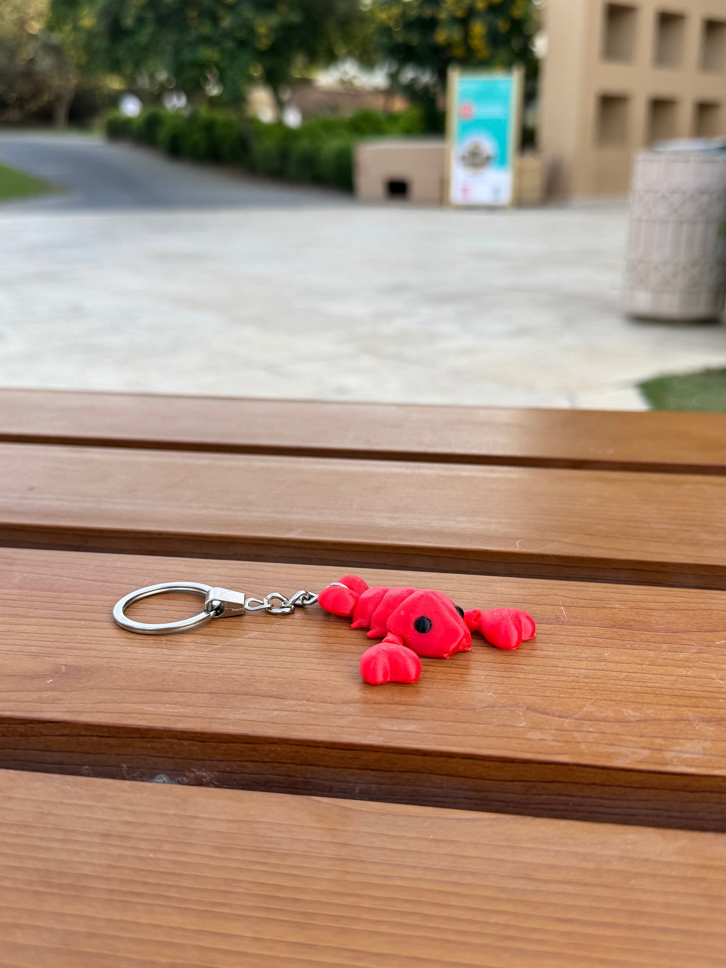 Articulated Flexy Lobster Keychain