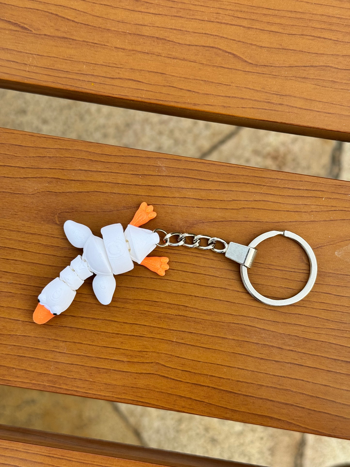 Articulated Flexy Goose Keychain