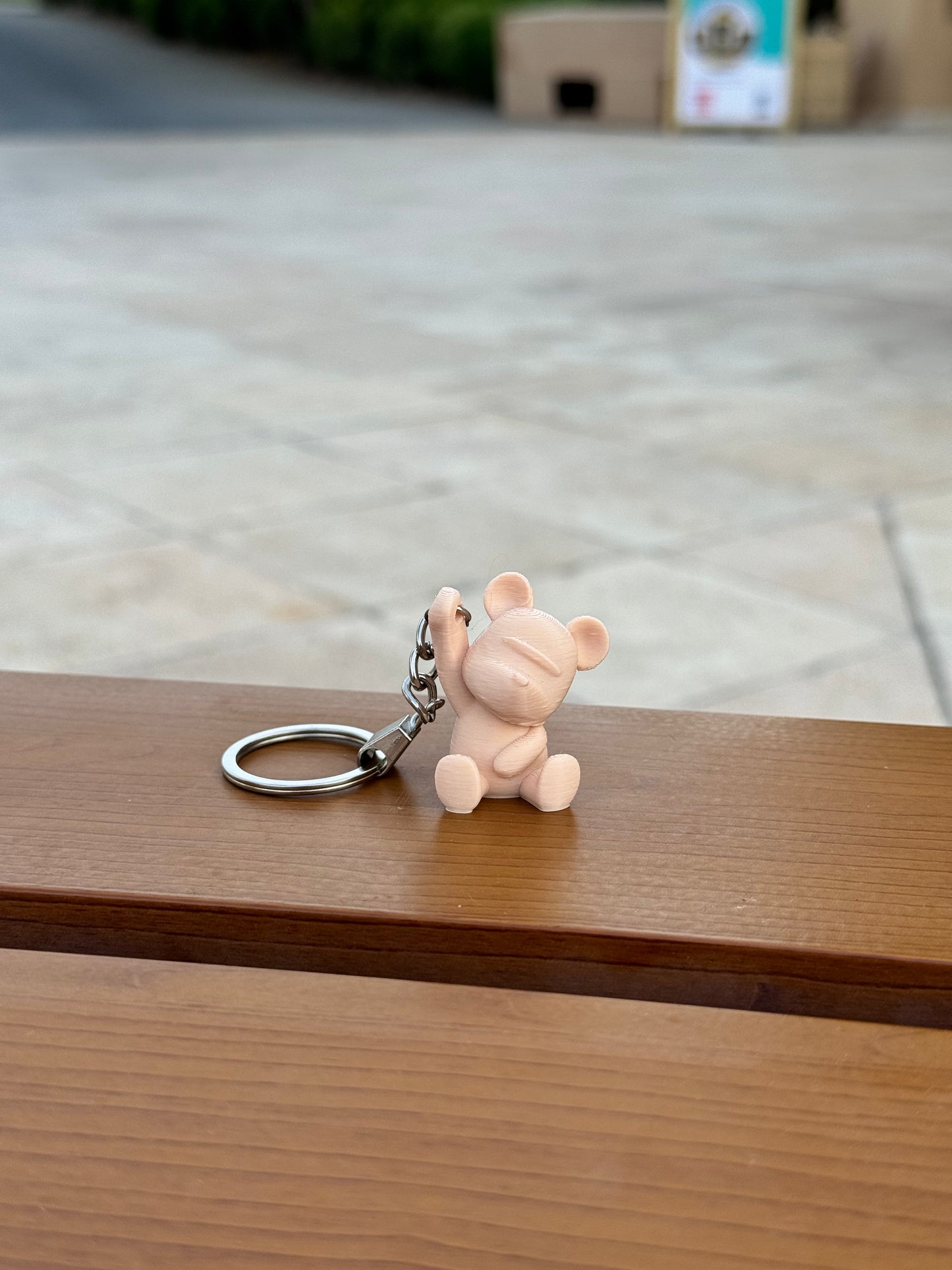 Waving Buddy Keychain