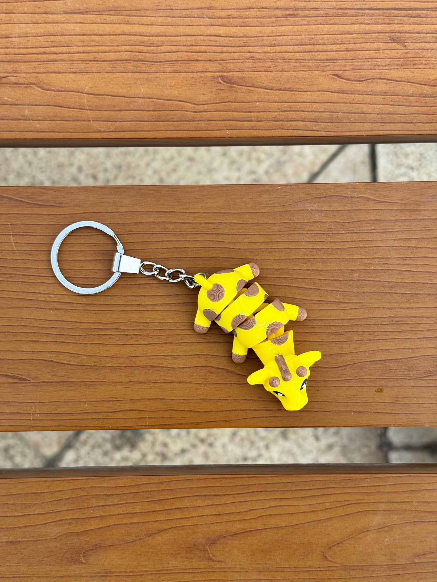 Flexi Cute Giraffe Keychain
